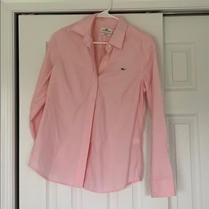 Pink Vineyard Vines Button Up